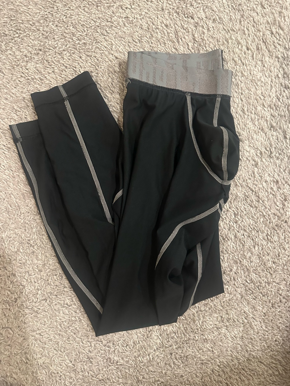 Men's Black Fort Troff Leggings -Sm